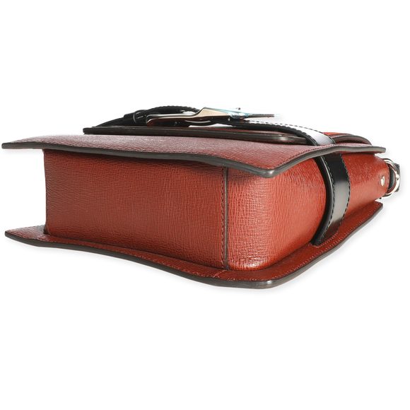 Proenza Schouler Russet Calfskin & Suede Buckle Trapeze Bag - Picture 4 of 6